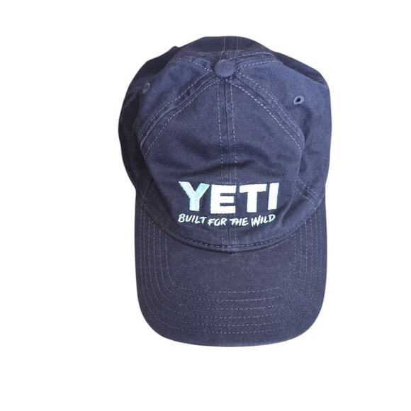 Yeti Cap Hat Navy Blue Adjustable - Picture 1 of 4